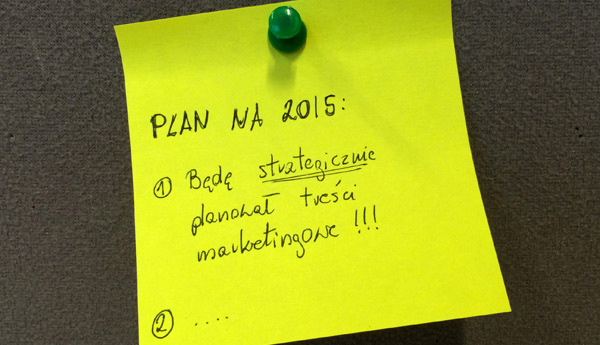 Strategia i content marketing 2015