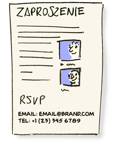 Zaproszenie rejestracja na spotkanie konferencję