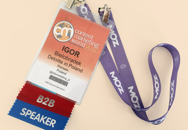 Content Marketing World 2016