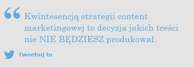 Strategia content marketingowa