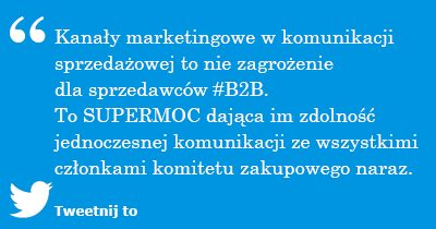 Komitet zakupowy - Kanały marketingowe w komunikacji sprzedażowej to nie zagrożenie dla sprzedawców #B2B.