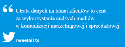 Dane klientów to cena za dom na cudzej ziemi, 1st party data